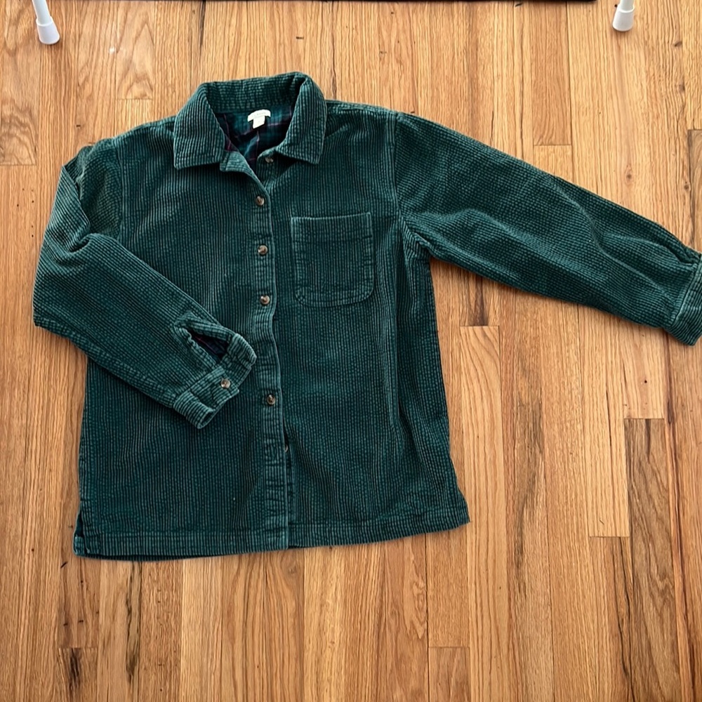 L.L. Bean Corduroy shirt lined with flannel - size Small